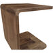 Carrie Side Table in Brown